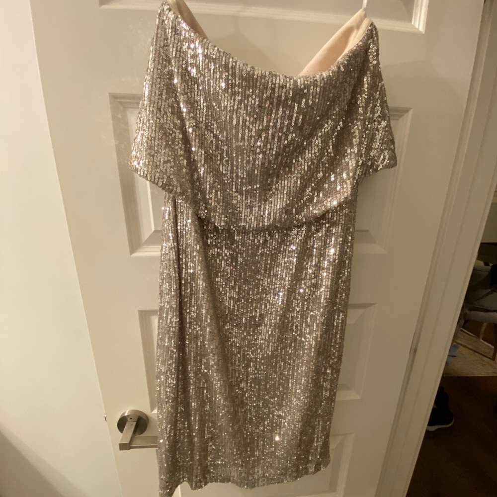 Lulus Sequin Midi Dress